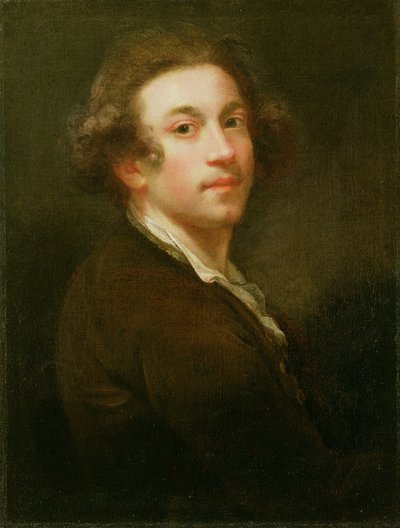 Zelfportret, kijkend over de rechter schouder door Joshua Reynolds